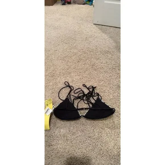 NWT Rare Strappy Neon Rip Curl Bikini Top Large - Picture 2 of 2